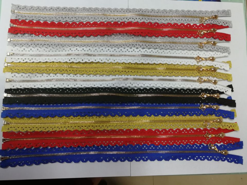 5#金属金布、银布拉链